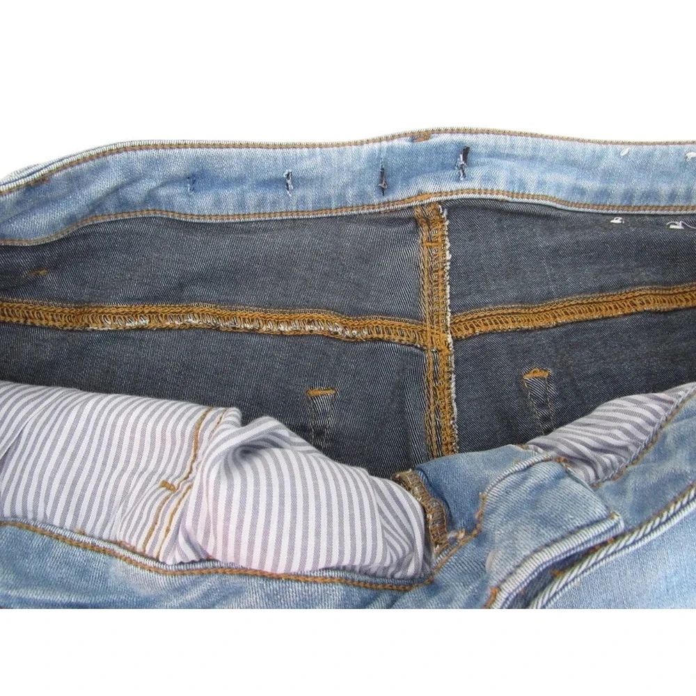 Talbots 18W Jeans Jegging Crop Skinny High Waist Augustine Wash Slimming Stretch